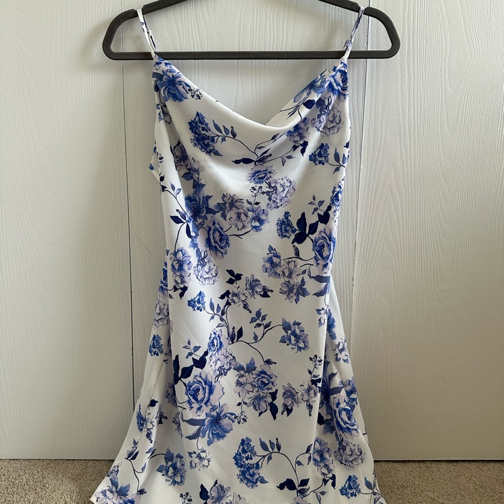 Urban Outfitters Blue and White Floral Dress